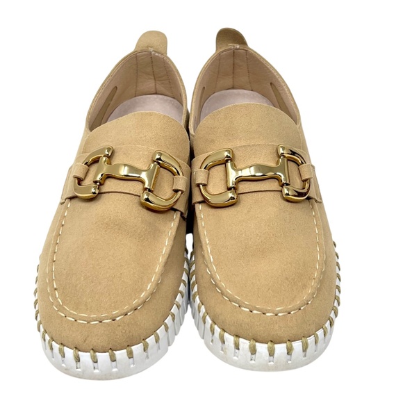 Ilse Jacobsen Women's Tulip Latte Slip On Buckle Loafer/Sneaker size 8.5-9/39 - Picture 2 of 16